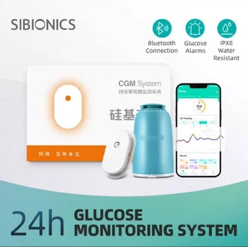 Сенсор Sibionics CGM для круглосуточного мониторинга уровня сахара в крови