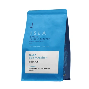 Кофе ISLA без кофеина, молотый 200 г