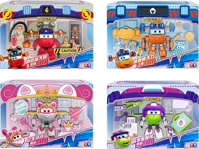 Набор игровой AULDEY Super Wings, робот-трансформер, для детей