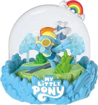 Миниатюрная фигурка My Little Pony из серии «Слепой коробочек»: Пинки Пай и Рарити. Мультфильм, аниме, модная игрушка для детей. Подарок на день рождения в год Лошади.