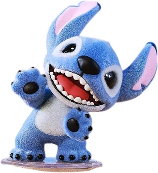 Фігурка плюшева MINISO Disney Ліло та Стіч флокована в закритій коробці для дівчаток