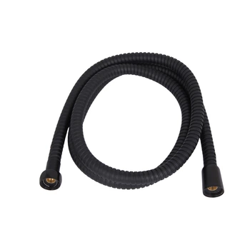 Душевой шланг Qtap (1500x22) для смесителей и душевых систем Gemini Matt Black QTGEM150022BLA50095