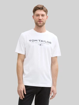 Футболка мужская Tom Tailor 1045773 M Белая