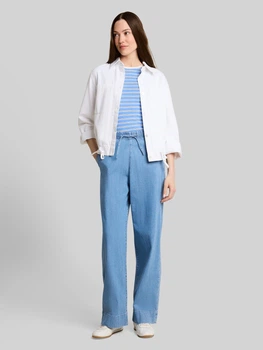 Джинсы Wide Leg Fit женские Tom Tailor 1051473 S Синие