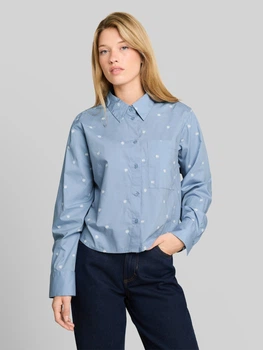 Рубашка женская Tom Tailor 1051835 S Синяя