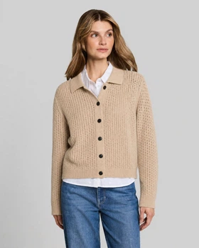 Кардиган женский Tom Tailor 1051363 M Коричневый