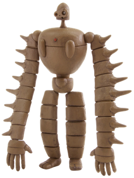 Model do składania Fine Molds Podniebny zamek Laputa: Robot-żołnierz z figurką Pazu 1:20 (FG4) (4536318622048)