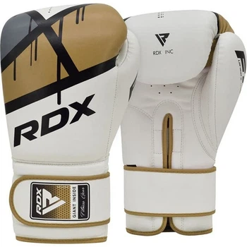 Боксерські рукавиці RDX PU 14 унцій Золоті