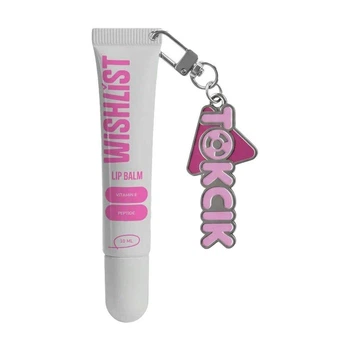 Бальзам-блеск для губ WISHLiST Lip Balm с брелоком Токсик, Crystal Sorbet, 10 мл