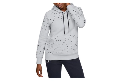 Кофта женские Under Armour Rival Fleece Hoodie Printed M Білий 1351800-014