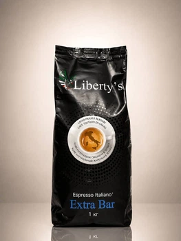 Кава в зернах “Liberty`s Extra Bar” 1 кг