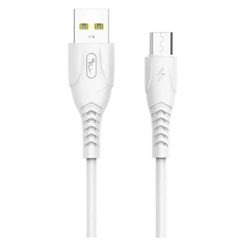 Кабель SkyDolphin S08V, MicroUSB, 1.0 м., Белый - 759469