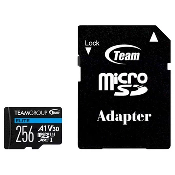 Карта памяти Team Elite MicroSDXC UHS-I/U3, 256 Гб. - 536473