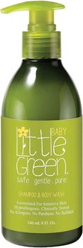Дитячий шампунь для волосся і тіла Little Green Baby зволожуючий 240 мл (669259001024)