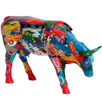 Коллекционная статуэтка Cow Parade корова Brenner Mooters, Size L 30×9×20 см (46351)
