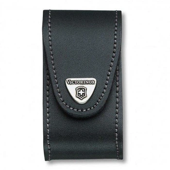 Чохол на пояс Victorinox 84-91мм шкір.чорн на липучці 5-8 шарів, для ножів, з обертовим кліпом, натуральна шкіра