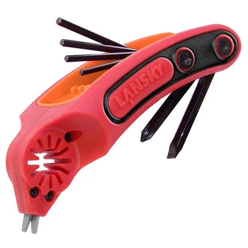 Точило для стрел Lansky Bowsharp Bowhunting Tool Красный Комплект с точильным камнем из карбидного сплава