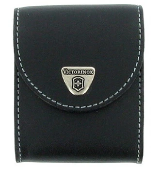 Чехол Victorinox для SwissChamp 1.6795.XAVT, черный, натуральная кожа, с креплением на пояс