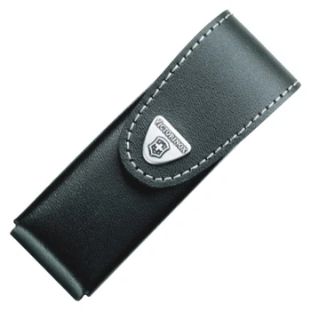 Чехол для ножей Victorinox Чёрный кожаный до 111 мм до 6 слоев 120 мм 4.0524.3