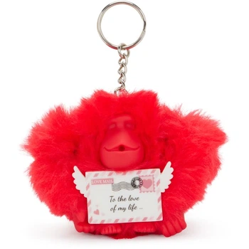 Брелок-мавпочка Kipling VALENTINE LETTER MONKEY Letter Red (5BW)