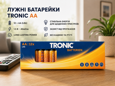Батарейки TRONIC LR6 АА 12шт (R4767131820250)