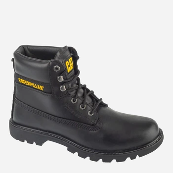 Мужские демисезонные ботинки с мембраной кожаные Caterpillar (CAT) P110966 43 28 см Черные (195018614803)