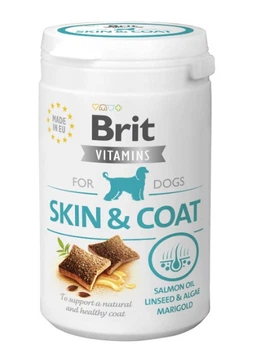Пищевая добавка для собак Brit Vitamins Skin and Coat (для кожи и шерсти) - 150 г