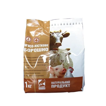 Кормовая добавка для животных O.L.KAR мясо-костная мука - 1кг