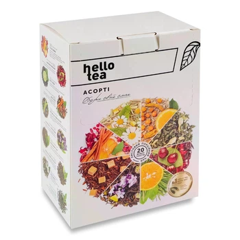 Чай Hello tea набір чаю "Ассорті" (20 пакетиків)