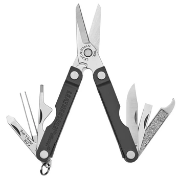 Мультиінструмент Leatherman Micra Slate Чорний 10 функцій 51 г нержавіюча сталь 420HC