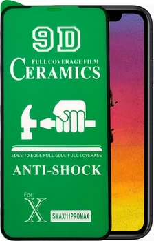 Защитное гибкое стекло-пленка 9D Ceramic FULL (iPhone 13 Pro Max | 14 Plus (6.7))