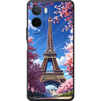 Силиконовый Чехол с Картинкой для Xiaomi Redmi A7 Pro Принт (Париж, Эйфелева Башня) (72457-ysm036)