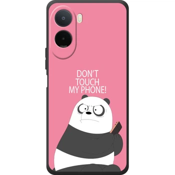 Силиконовый Чехол с Картинкой для Xiaomi Redmi A7 Pro Принт (Панда, Не Трогай Мой Телефон) (72457-ysm2425)