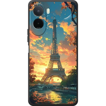 Силиконовый Чехол с Картинкой для Xiaomi Redmi A7 Pro Принт (Париж, Эйфелева Башня) (72457-ysm037)