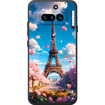 Силиконовый Чехол с Картинкой для Nothing Phone (4a) Принт (Париж, Эйфелева Башня) (72643-ysm035)