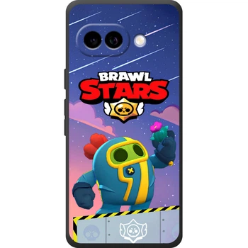 Силиконовый Чехол с Картинкой для Google Pixel 10A Принт (Бравл Старс Спайк, Brawl Stars Spike) (72530-ysm023)
