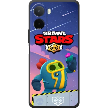 Силиконовый Чехол с Картинкой для Xiaomi Redmi A7 Pro Принт (Бравл Старс Спайк, Brawl Stars Spike) (72457-ysm023)