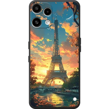 Силиконовый Чехол с Картинкой для Nothing Phone (3a) Lite Принт (Париж, Эйфелева Башня) (71292-ysm037)