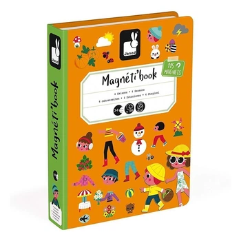 Магнітна книга Janod 4 сезони, J02721