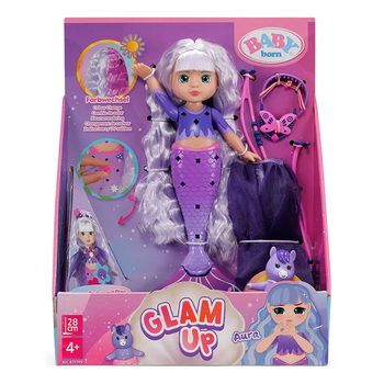 Лялька Baby Born Glam Up Русалонька Аура 28 см (871799)