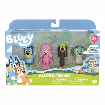 Набор из 4 фигурок Bluey Друзья (125648)