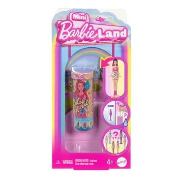 Мінілялька-сюрприз Barbie Mini BarbieLand Color Reveal Райдужні та стильні, JCR08