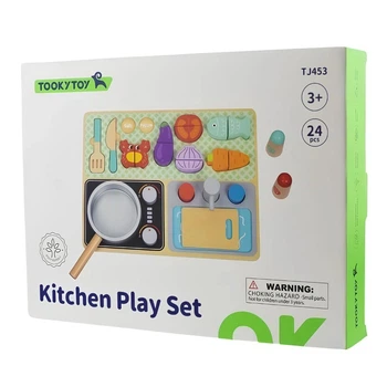 Деревяная детская кухня Tookytoy TJ453