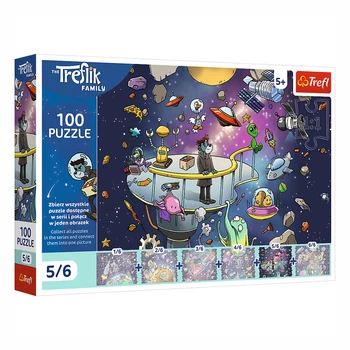Пазл Trefl UFT Treflik family Берт у космосі 100 ел (16545)