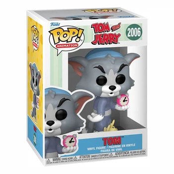 Коллекционная фигурка Funko Pop Том и Джерри S4 Том с будильником (86282)