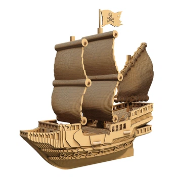 Картонный конструктор Cartonic 3D Puzzle Pirate Ship, CARTSHIP