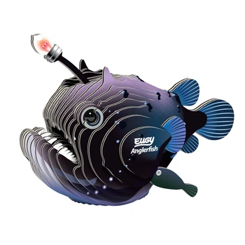 Сборная 3D модель Eugy Рыба морской черт, XEG-116