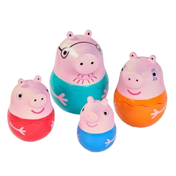 Набір іграшок для ванної Tomy Сім'я свинки Пеппи, 124644