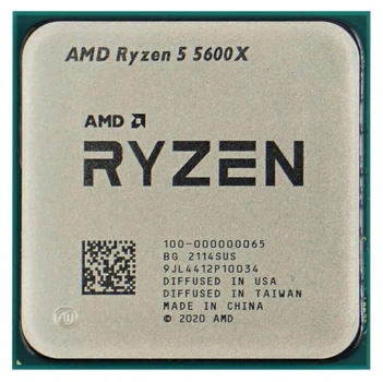 Процесор AMD Ryzen 5 5600X (100-000000065) (Socket AM4, 12T, 4.6 ГГц, Tray)