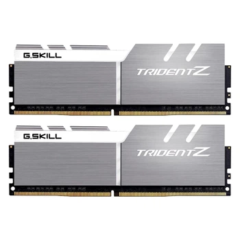 Модуль памяти G.Skill DDR4 16Gb (2x8) Trident Z Silver White 3200MHz (F4-3200C16D-16GTZSW)